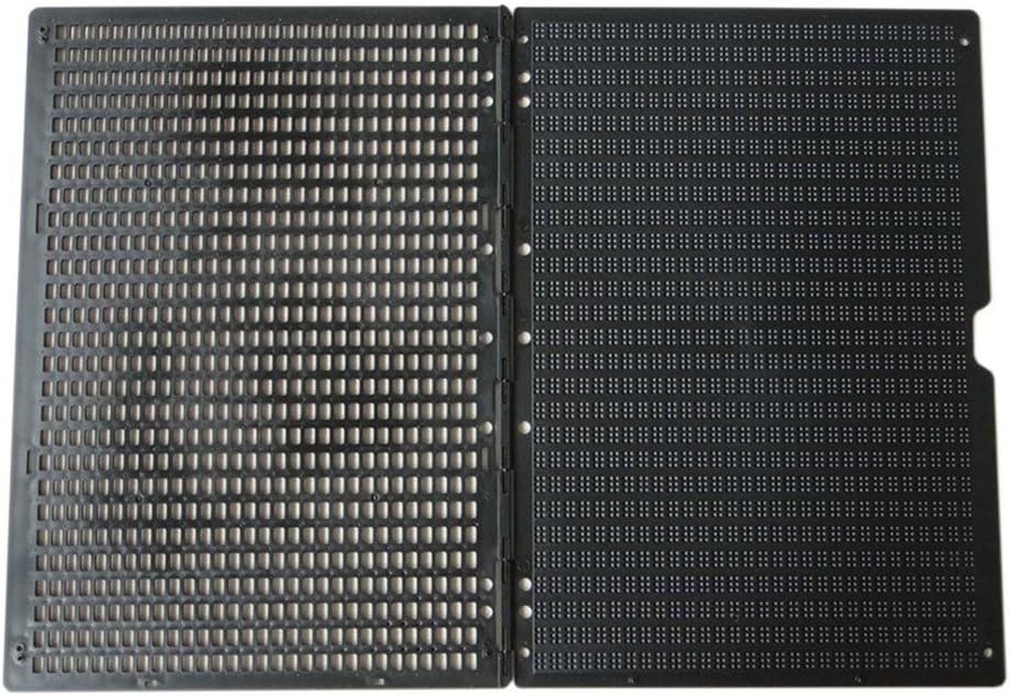 Brailletafel 27 Zeilen 30 Zeichen pro Zeile mit Griffel 2 stücke DIN A4 Schwarz
