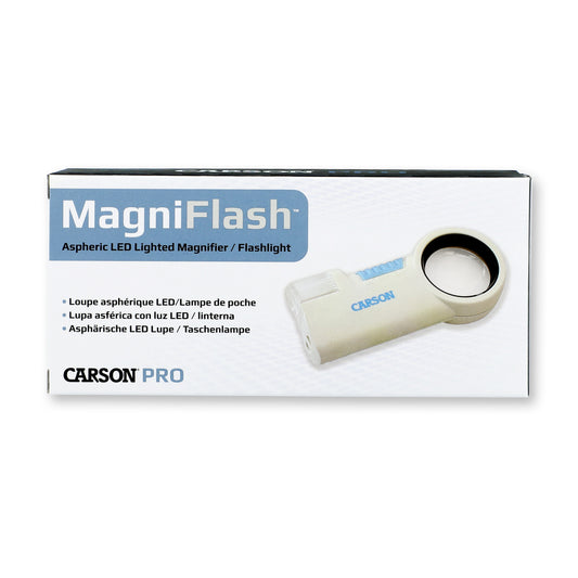Carson MagniFlash CP-40 – asphärische 11× Lupe mit LED Taschenlampenfunktion