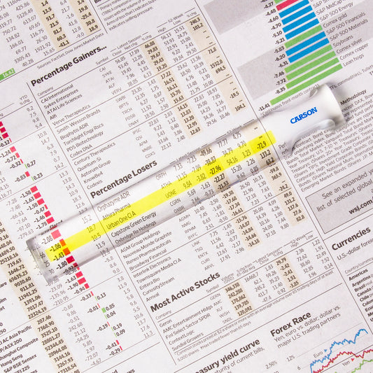 Carson MR-25 MagniRead – Stablupe für Zeilen & Spalten (1,5×)