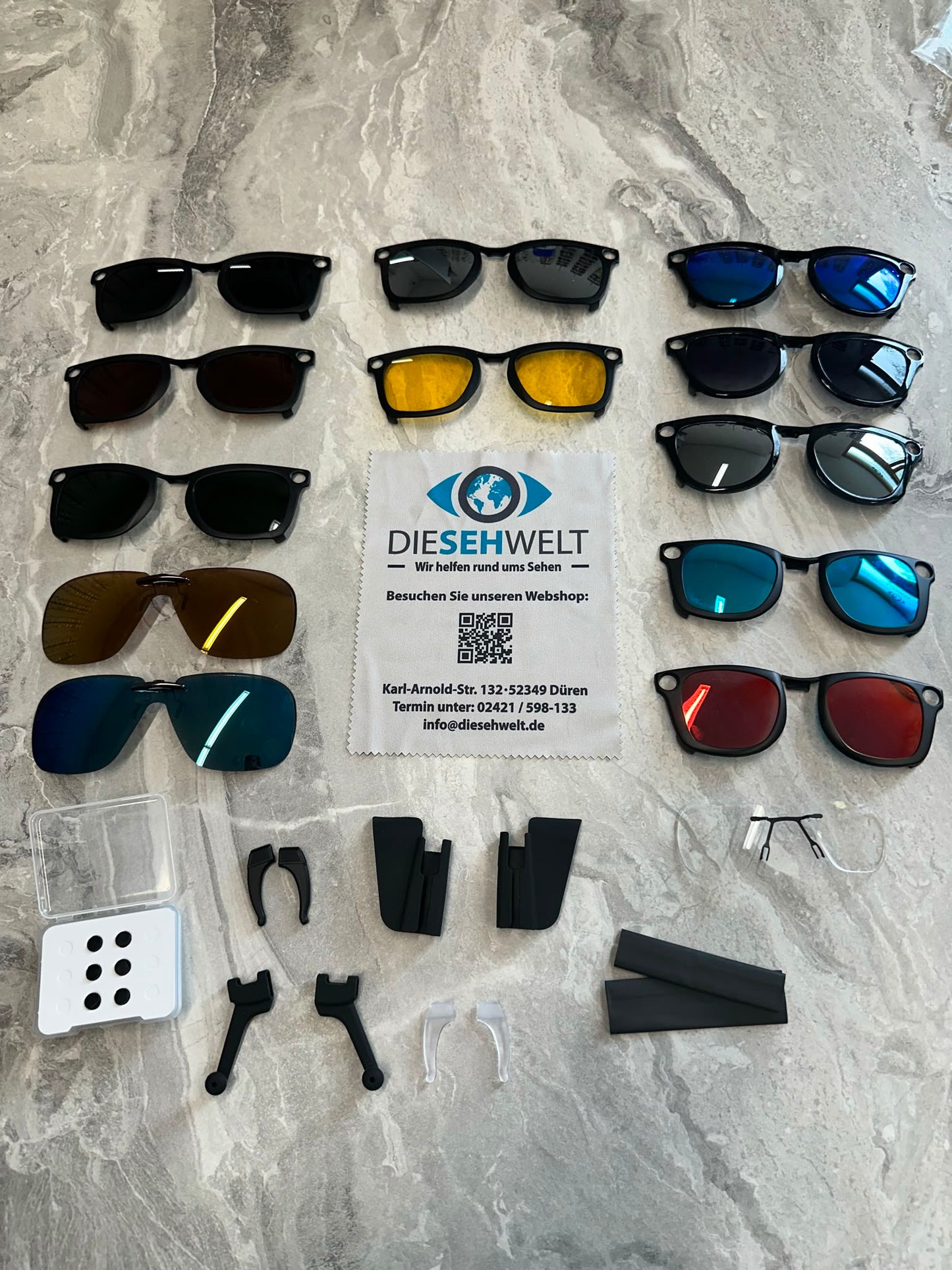 Clip für RayBan Meta Wayfarer M Polarisierent