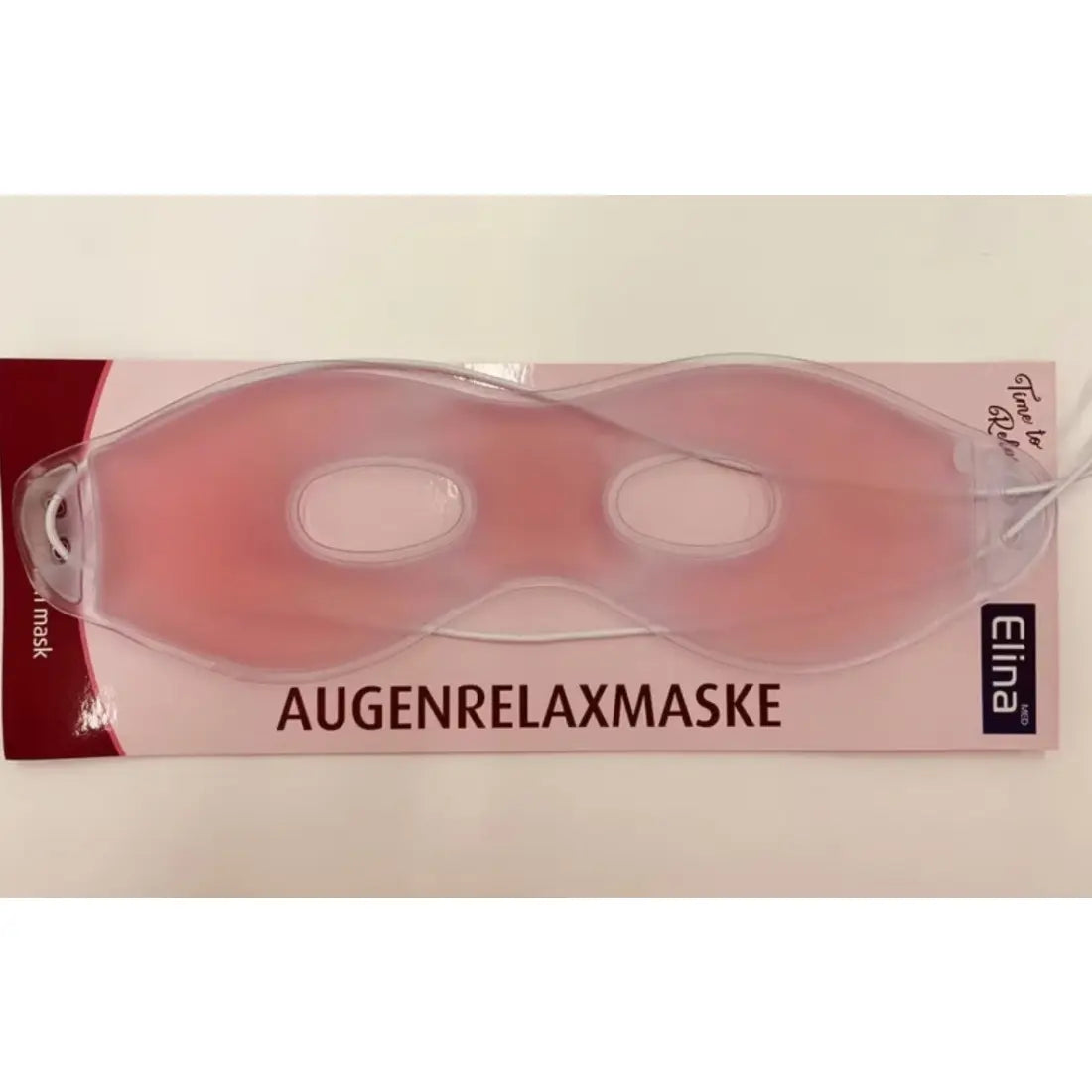 Augenrelaxmaske 24x7cm rosa. Kalt oder warm anwendbar. - Alltagshilfe