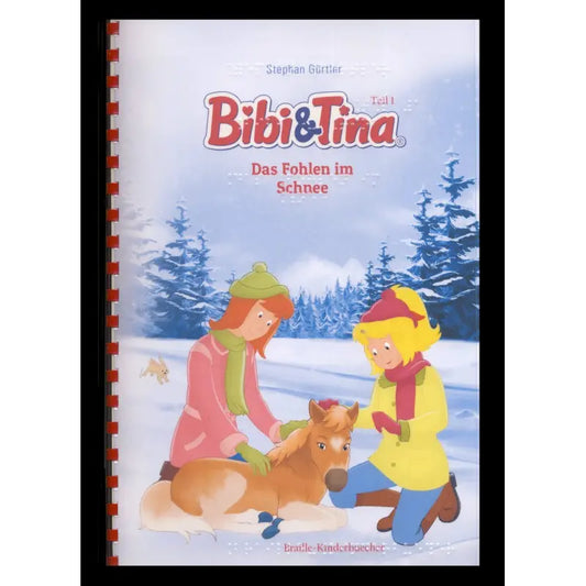 Bibi & Tina - Das Fohlen im Schnee in Brailleschrift - Kinderbücher