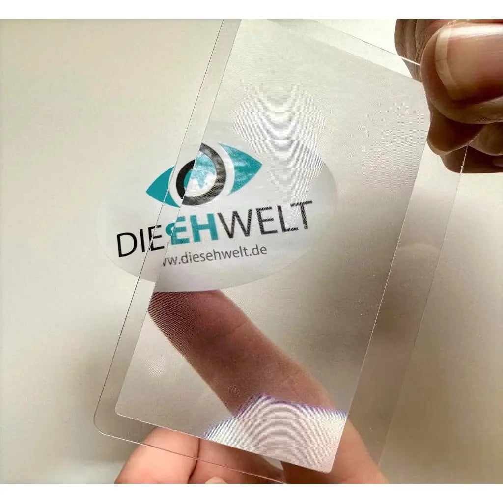 Blattlupe im Scheckkartenformat - Handlupe