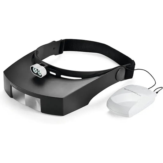 Eschenbach Optik Lupenbrille Kopfbandlupe laboCOMFORT - mit Licht / 1.7 -fach - Speziallupen