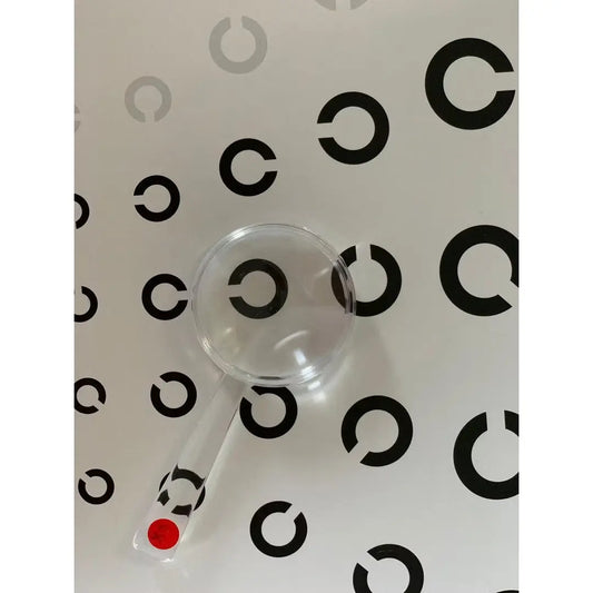 Kleine Handlupe transparent - Handlupe