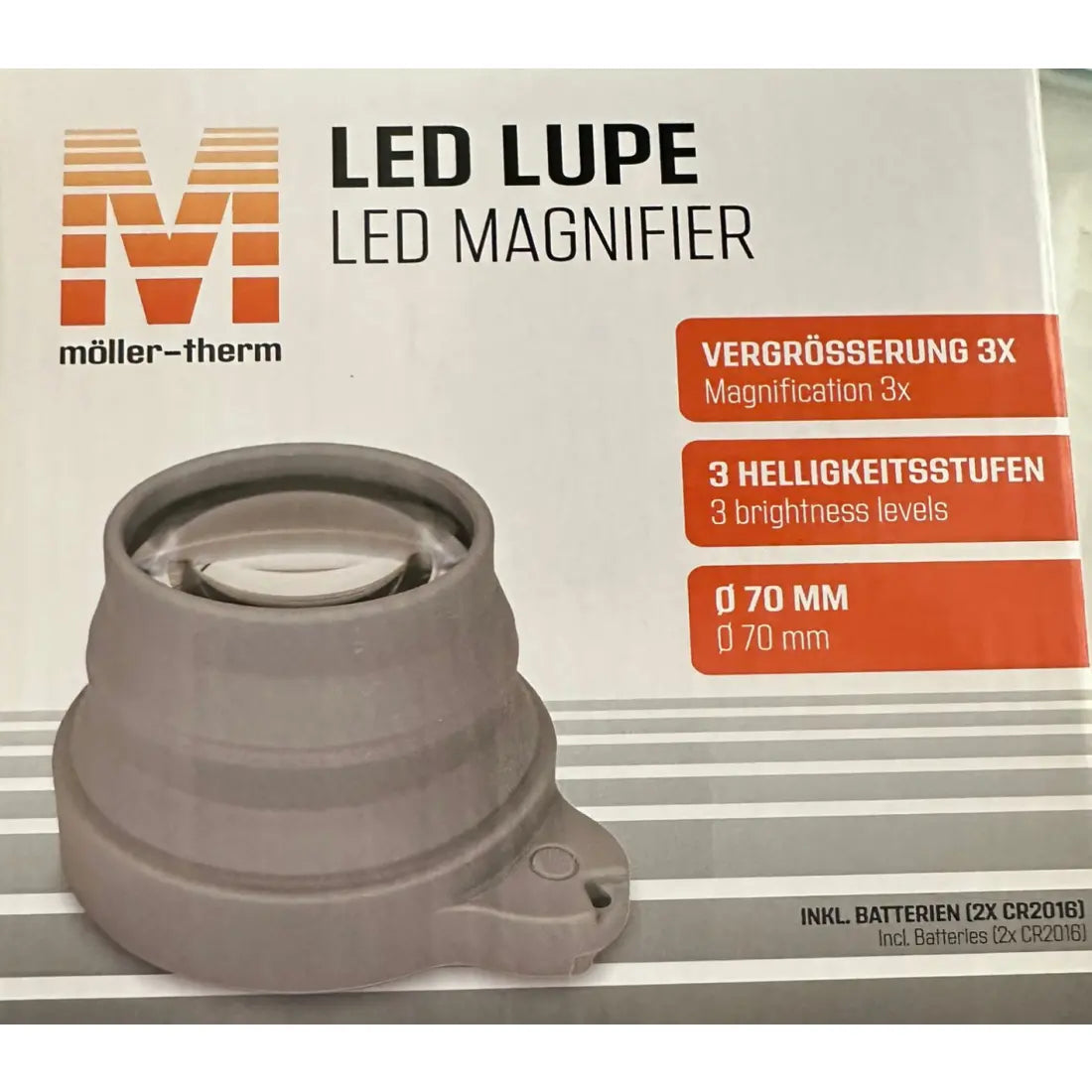 LED Magnifier 501431 - Faltbare Lupe - elekronische Lupe