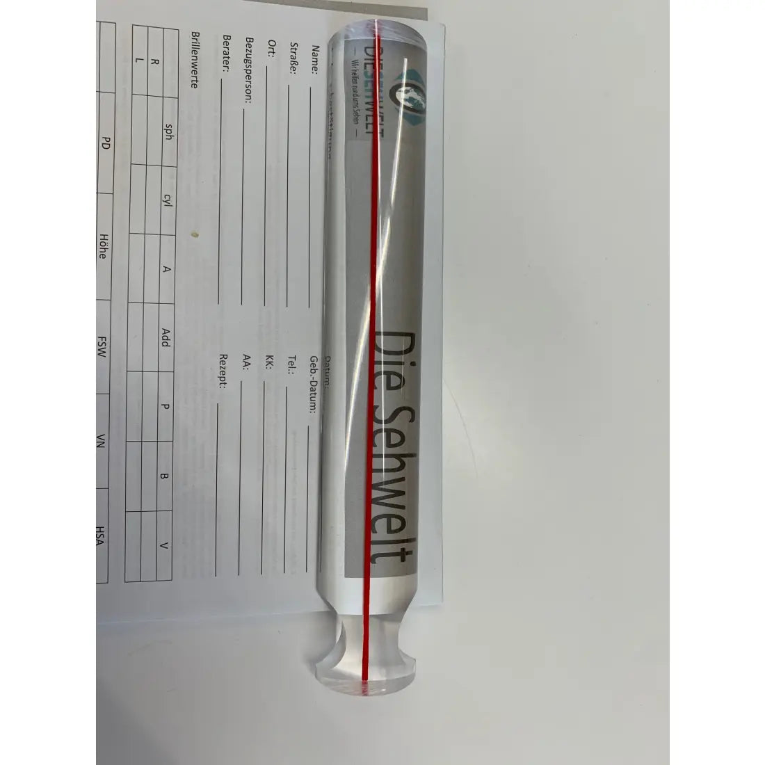 Leselineal mit Führungslinie Schweizer - Lesestab