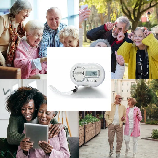 Marschall Sprechender Schrittzähler mit Panikalarm - Alltagshilfe