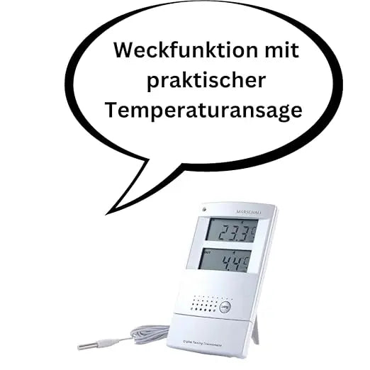 Marschall Sprechendes Innen- und Außenthermometer - Alltagshilfe