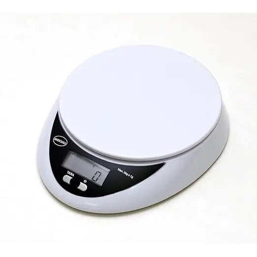 prechende digitale Küchenwaage I 1302S I Waage mit großem LCD Display I Tragkraft bis 5000g I