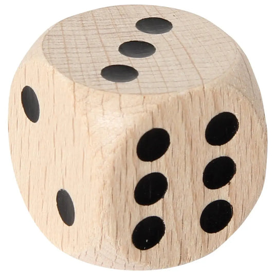 Preiswerter Würfel 30 mm aus Holz - Spiel