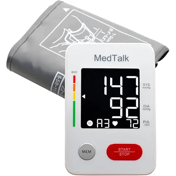 sprechendes Oberarm Blutdruckmessgerät-Medtalk - Alltagshilfe