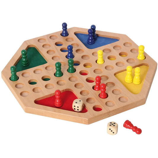 taktiles Ludo Spiel achteckig - Spiel