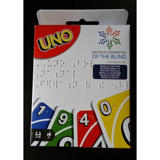Uno Kartenspiel in Brailleschrift - Spiel