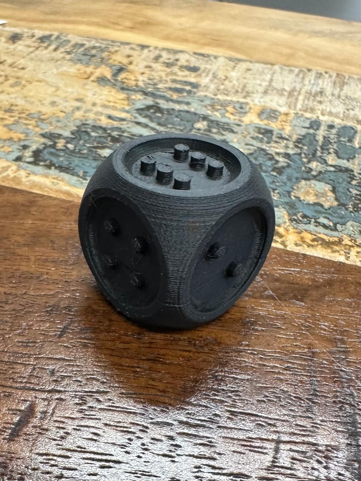 taktiler Würfel im 3D Druck
