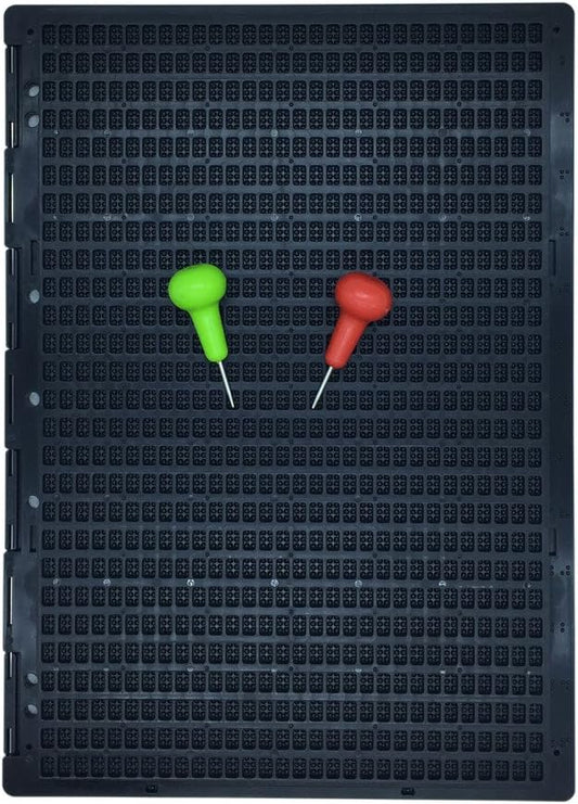 Brailletafel 27 Zeilen 30 Zeichen pro Zeile mit Griffel 2 stücke DIN A4 Schwarz