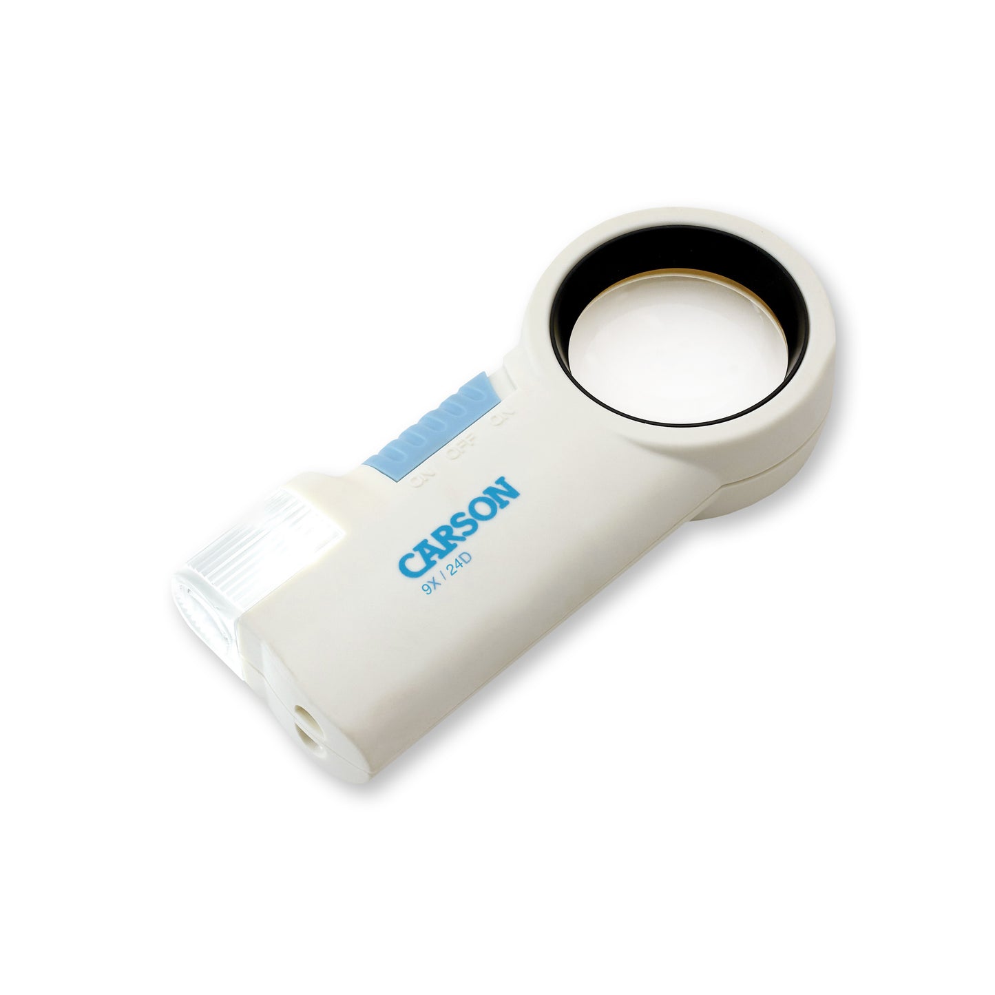 Carson MagniFlash CP-32 – asphärische 9× Lupe mit LED Taschenlampenfunktion