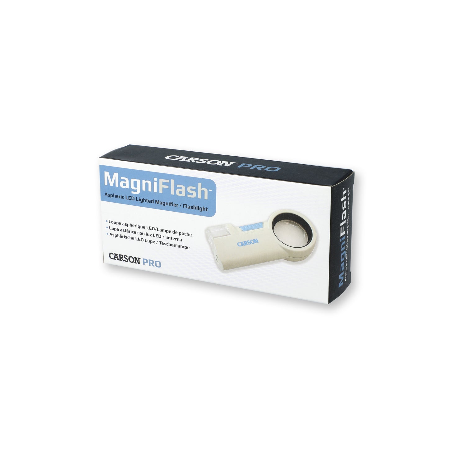 Carson MagniFlash CP-32 – asphärische 9× Lupe mit LED Taschenlampenfunktion