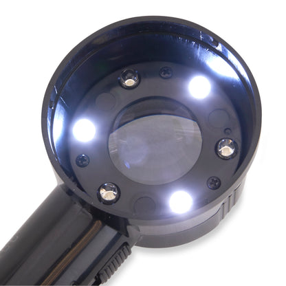 Carson CP-45 MeasureLoupe – 11,5× Messlupe mit LED, UV &amp; Messskala (Pro-Serie)