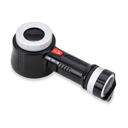 Carson CP-45 MeasureLoupe – 11,5× Messlupe mit LED, UV &amp; Messskala (Pro-Serie)