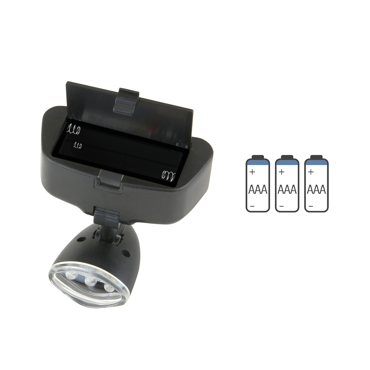 Carson MagniVisor Deluxe CP-60 – Komfort-Kopflupe mit LED 4 Wechsellinsen (Schwarz)