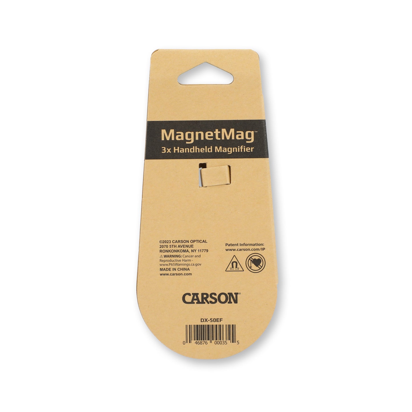 Carson MagnetMag™ Weizenlupe DX-50EF – haftet an Metall, 3× mit 6× Spotlinse