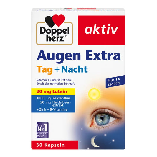 Doppelherz aktiv Augen Extra Tag + Nacht – 30 Kapseln