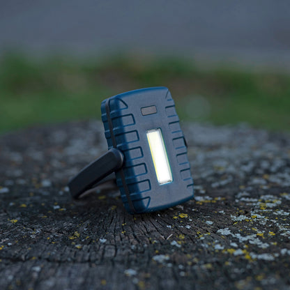 Carson KL-20 – kompakte COB LED Taschenlampe mit Weiß- &amp; Rotlicht, Standfuß, Haken &amp; 4 Modi