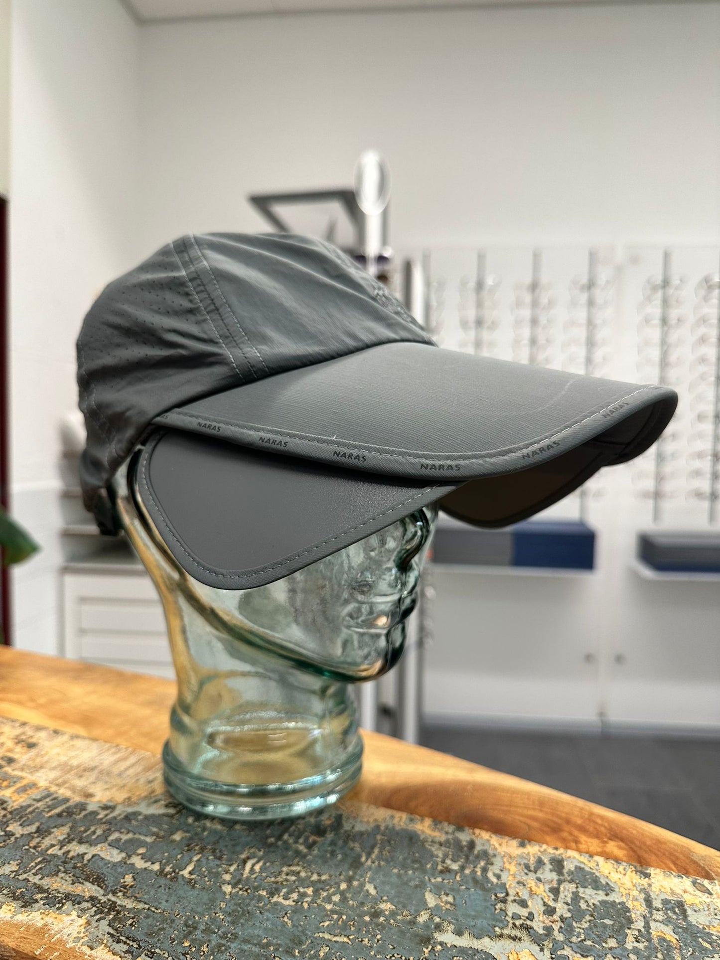 Baseballkappe mit erweiterter Krempe - Grau