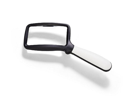 LED-Handlupe 501410 – 2×Vergrößerung mit einklappbarem Griff