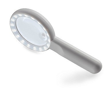 LED-Leuchtlupe 501423 – 2,5×,5x Spot, Akku, 3 Helligkeitsstufen