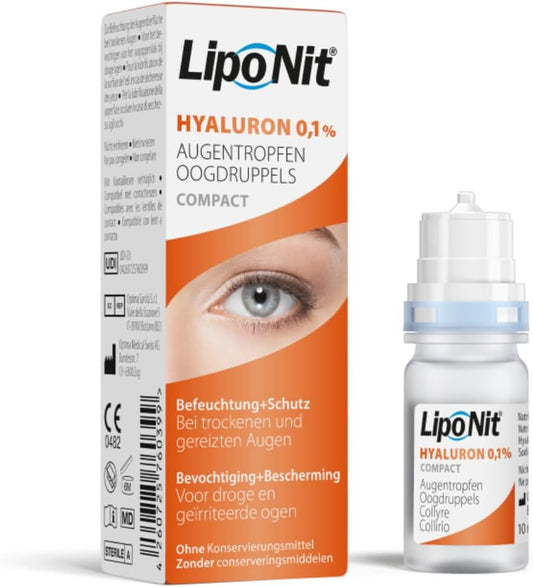 Lipo Nit® Augentropfen 0,1 % Hyaluron – sanfte Linderung für trockene Augen