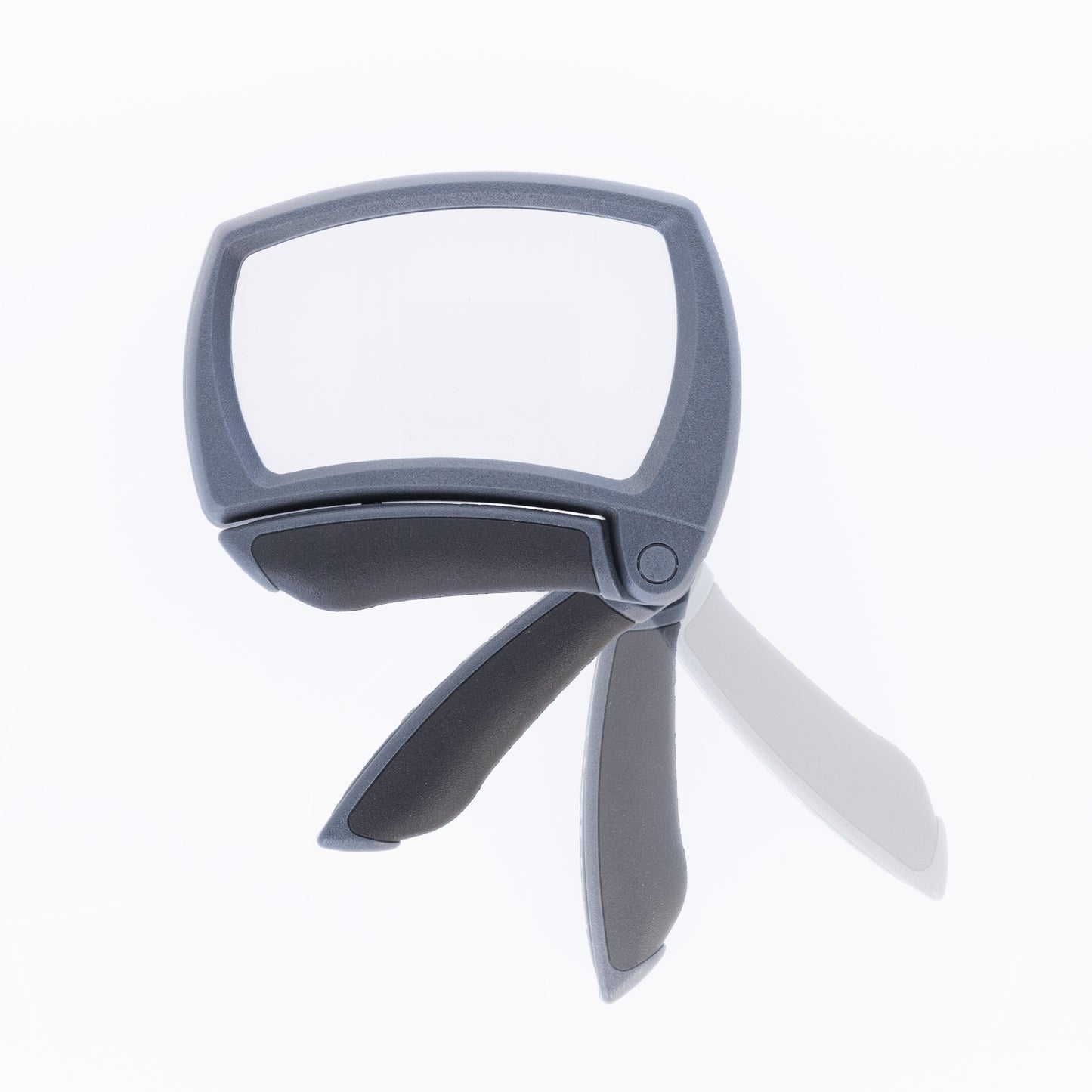 Carson Lighted MagniFold MJ-50 – 2× Leselupe mit LED und Komfort-Klappgriff (Grau)