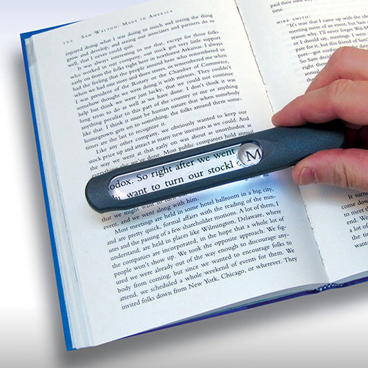 Carson MagniLine MT-25 3× Stablupe mit LED + 10× Spotlinse (Grau)