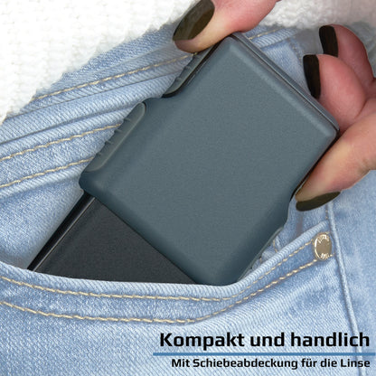 Carson MiniBrite PO-55 – 5× Taschenlupe mit Schutzhülle & LED (Schwarz)