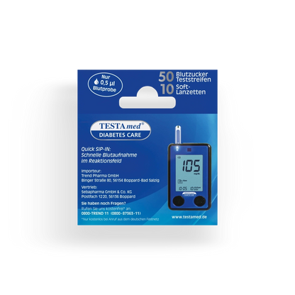 GlucoCheck Advance Blutzuckerteststreifen + 10 Soft-Lanzetten