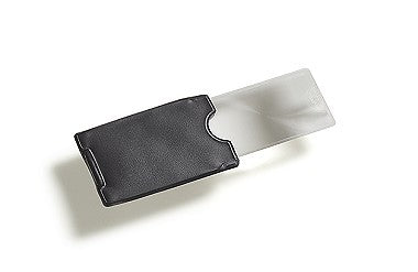 Scheckkartenlupe Taschenlupe 2,5× mit großer Linse