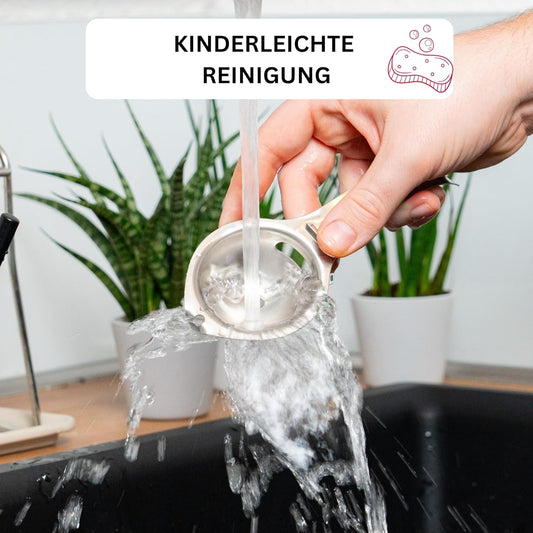 Westmark Eidottertrenner – Eigelb &amp; Eiweiß sauber trennen, ohne Schalenstücke