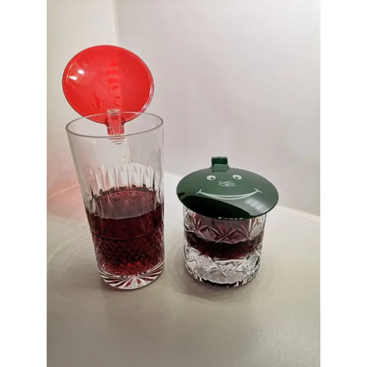 Aufsteckbare Klappdeckel für Gläser - Alltagshilfe