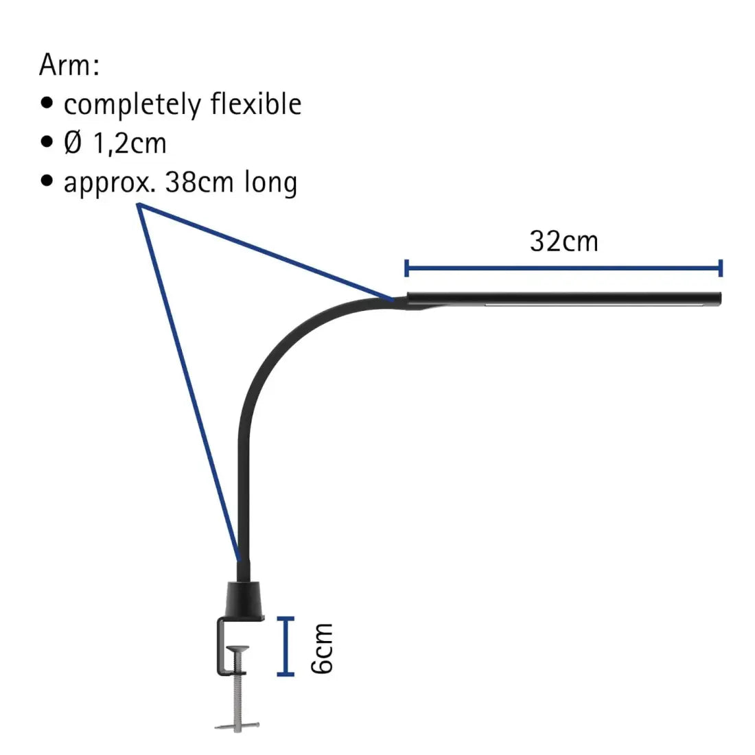 LED-Tischleuchte MAULpirro dimmbar - Leselampe