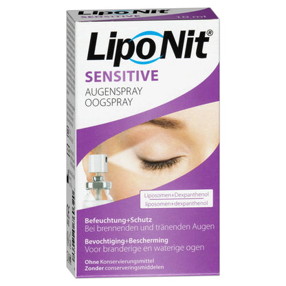 Lipo Nit® Augenspray Sensitive - zur Pflege der Augenpartie, mit Dexpanthenol, 10 ml