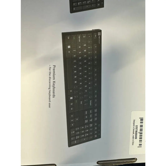 LogicKeyboard XL Print PC Slim Line NERO - Tastatur - USB - Deutsch - Weiß auf Schwarz - mit LogicLight - Alltagshilfe