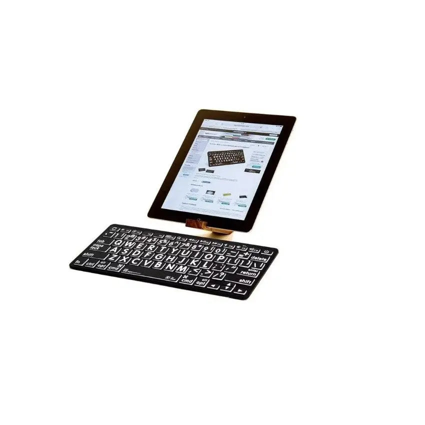 Logickeyboard XL-Print White on Black DE (PC/BT) - Alltagshilfe