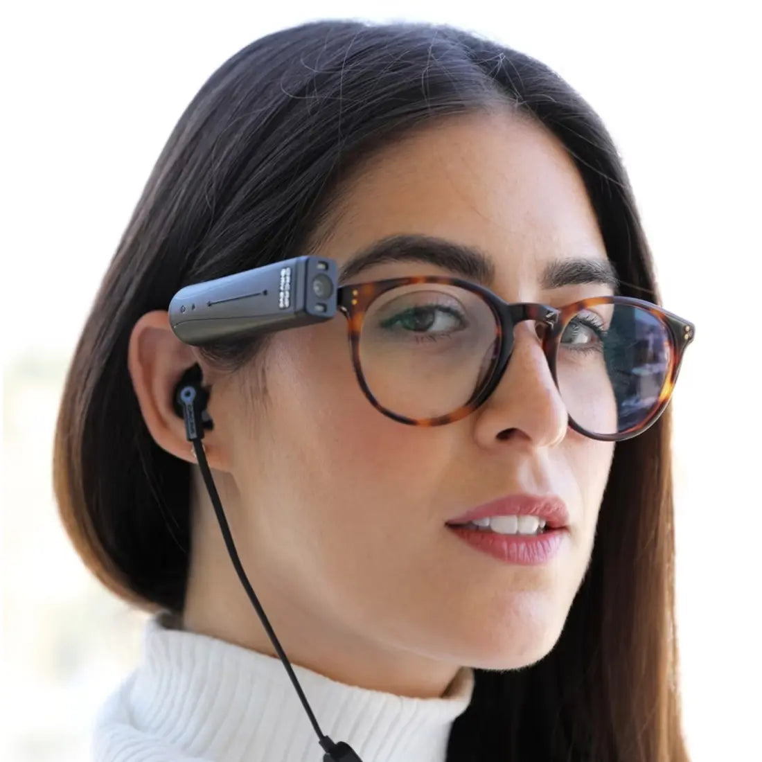 OrCam MyEye 2.0 Intelligentes Vorlesesystem für Blinde & Sehbehinderte - mit Bluetoothkopfhörer - Alltagshilfe