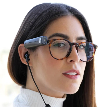 OrCam MyEye 2.0 Intelligentes Vorlesesystem für Blinde & Sehbehinderte - mit Bluetoothkopfhörer - Alltagshilfe