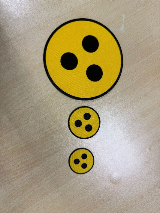 patches-gelb-mit-schwarzen-3-punkten-blindenabzeichen-868