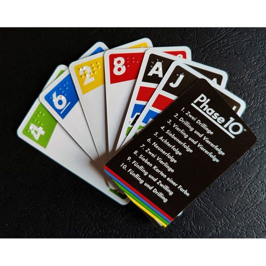 phase-10-Kartenspiel-Spiel-Braille-dieSehwelt.de