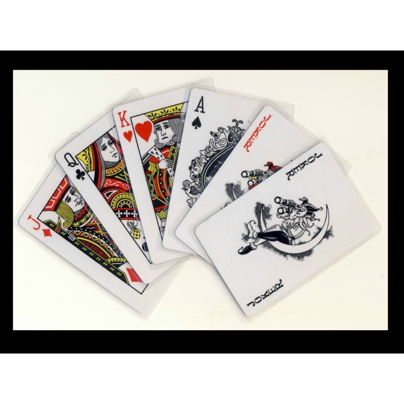 Pokerkarten – anglo-amerikanisches Blatt mit Braille-Markierung