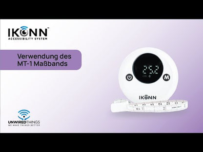 IKONN MT-1 Digitales Maßband - mit Sprachausgabe & Umfangsfunktion