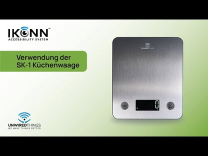 IKONN SK-1 Digitale Küchenwaage – barrierefrei & präzise